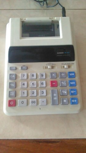 Sumadora Calculadora Casio Hr 100t Imprime En Papel 10 Digit