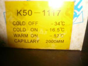 Termostato De Congelador K50-p
