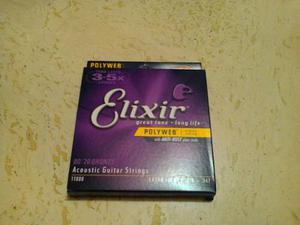 Cuerdas Elixir Para Guitarra Acústica Extra Light.