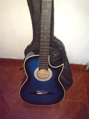 Guitarra Acústica Dañada Con Forro