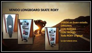 Longboard Skate Marca Roxy Original