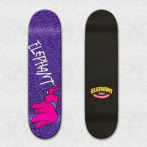 Skate Elephant Chalkboard Deck 8.0 Purple Ii / 8.0