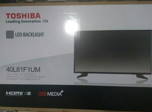 Tv Led Toshiba 40 Hdmi Usb 40l81f1um