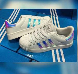 Adidas Super Star Tornasol Reflectivas