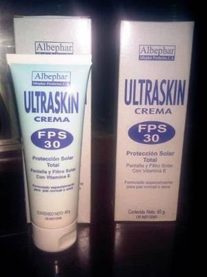 Crema Ultraskin, Proteccion Solar, Fps 30