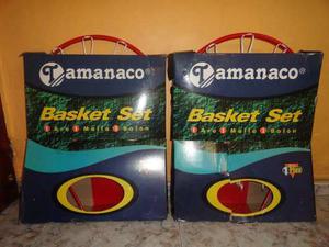 Set De Basket Tamanaco Aro Y Malla