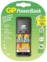 Baterias Pilas Aa X 2 Recargables Con Cargador Gp mah Gp