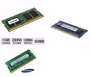 Memoria Ram Para Laptop 1 Gb Ddr3,