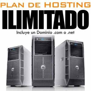Hosting Y Dominios - Plan De Hosting Ilimitado + Dominio.com