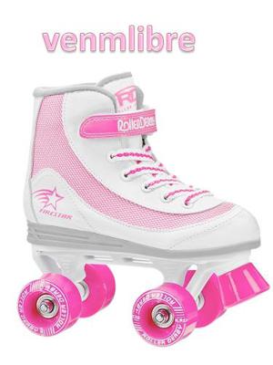 Patines 4 Ruedas Roller Derby 100% Originales!! Soy Luna!!