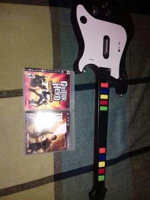 Guitar Hero World Tour + Otro Juego + Guitarra.