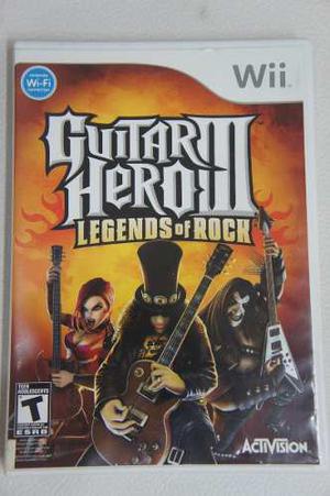 Juego Wii Guitar Hero Iii Legends Of Rock Original