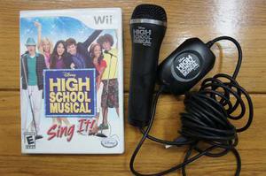 Juego Wii High School Musical + Microfono Original