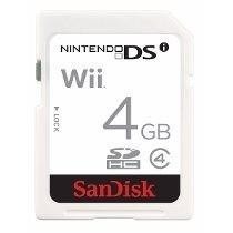 Memoria Sandisk 4gb Para Nintendo Dsi / Wii