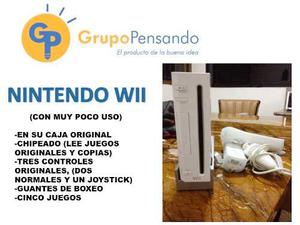 Nintendo Wii Chipeado Consola Original Accesorios Juegos