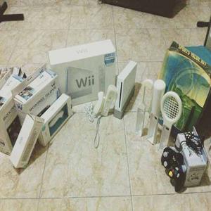 Nintendo Wii Original Poco Uso Con Accesorios Y Juegos