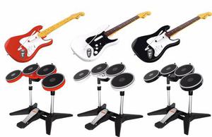 Rock Band Guitarra Y Bateria