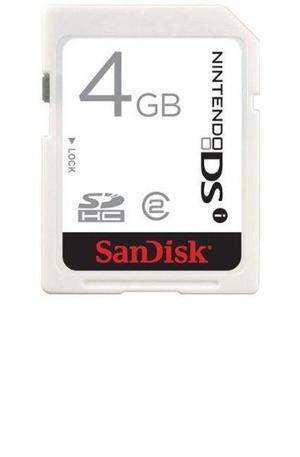 Tarjeta Sandisk 4gb Sdhc Para Nintendo Ds Wii