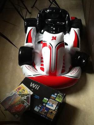 Wii, Carro Y 3 Juegos Originales