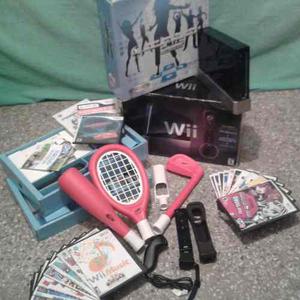 Wii Con Juegos Y Accesorios