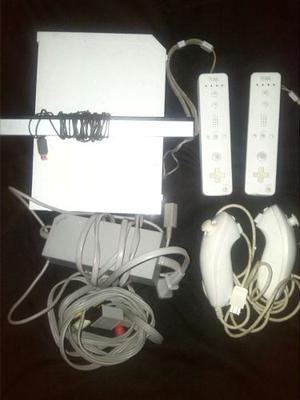 Wii Con Todos Sus Accesorios Poco Uso Sin Chipear