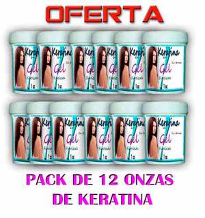 Keratina Pack De 12 Onzas Oferta Sin Plancha Y Sin Secador.