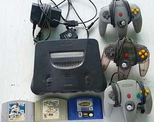 Nintendo 64, 3 Controles Y Tres Juegos.