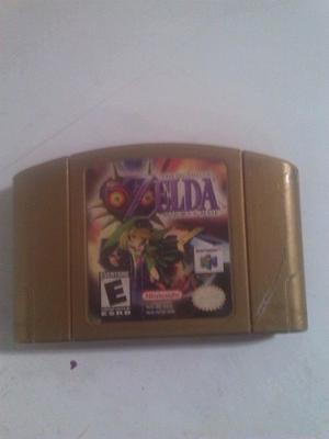 Zelda Majoras Mask N64 Cassete Dorado