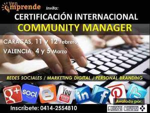 Certificacion Internacional Community Manager