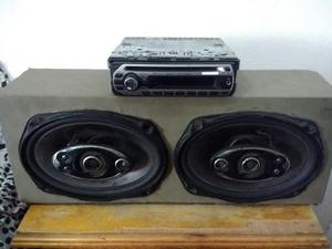 Combo Reproductor Sony Y Cornetas Pioneer 6x9