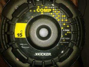 Equipo De Sonido Bajos Kicker Comp 15 + Caja