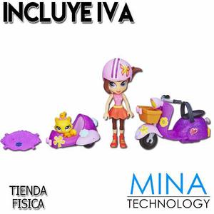 Muñeca Con Moto Y Accesorios My Littlest Pet Shop - A