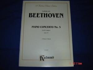 Partitura Concierto Emperador Beethoven