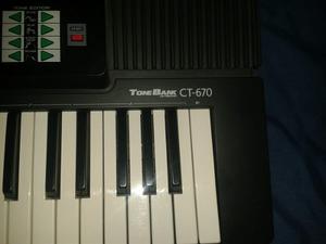 Teclado Casio Tonebank Ct-670