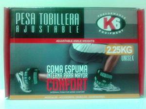 Pesa Tobillera Muñequera Ajustable 2.25 Kgs. K6