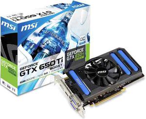 Tarjeta De Video Gtx 650 Ti Msi 1gb Ddr5