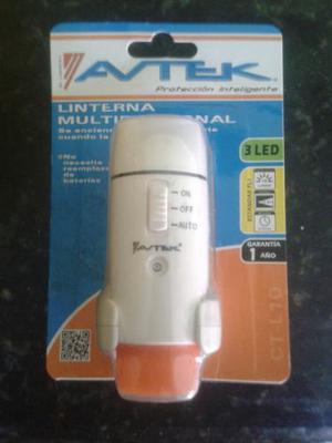 Linterna Recargable Avtek Led