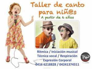 Taller De Canto Para Niños