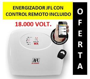 Energizador Jfl Cerco Electrico  V Con Control Remoto