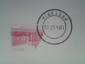 Estampillas Con Sello Postal, Paraguay, Sudafrica Y Zimbabwe