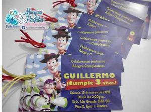 Invitaciones Tipo Postal Para Fiestas Infantiles