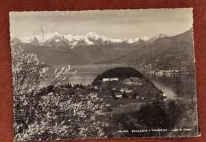 Italia Antigua Postal Lago Di Como Varenna 1939. A