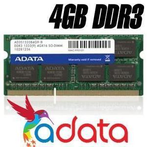 Memoria Laptop Ddr3 Adata 4gb mhz