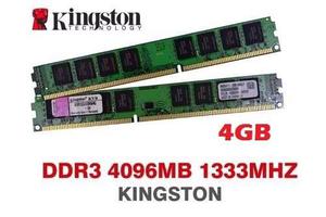 Memoria Ram Kingston Ddr3 4gb mhz Pc