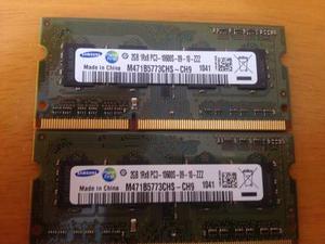 Memoria Ram Laptop Samsung Ddr3 2gb C/u Nuevas Con Factura.