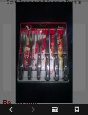 Set De Tenedores Y Cuchillo