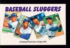 planeta) Baseball Sluggers 20 Postales Con Sello