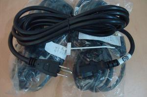 Cable De Poder Power Cord Ac. 10a/110/7pies Negro Nuevo