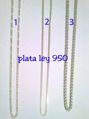 Cadenas Para Bautizo Plata 925