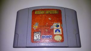 Cassettte Juego Nintendo 64 Mission Imposible